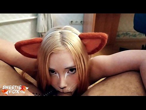 ❤️ Kitsune اس کے منہ میں ڈک اور سہ نگل ❤️❌ ہم پر ❤